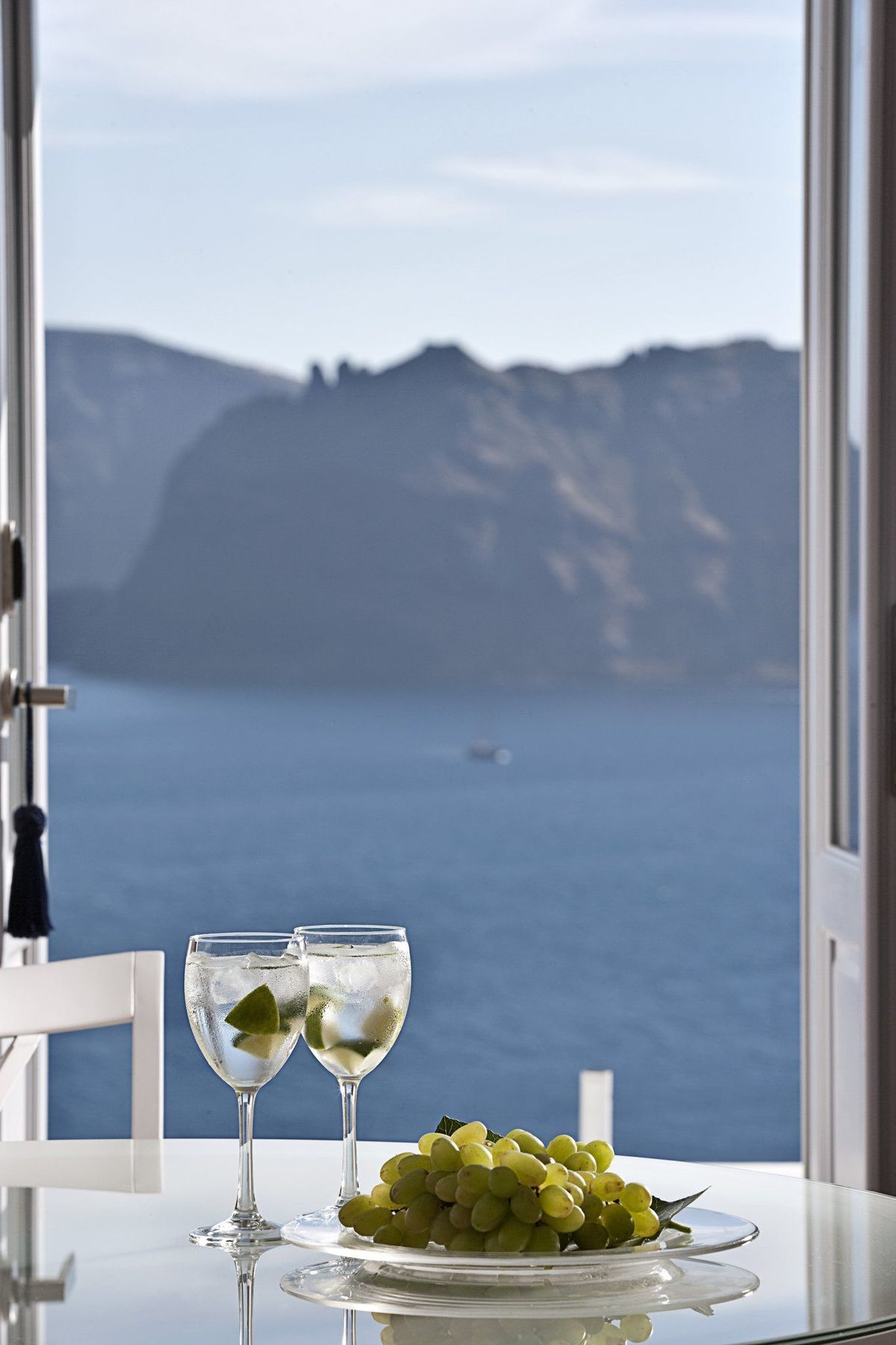 Katikies Villa Santorini - The Leading Hotels Of The World Oía Restaurant foto